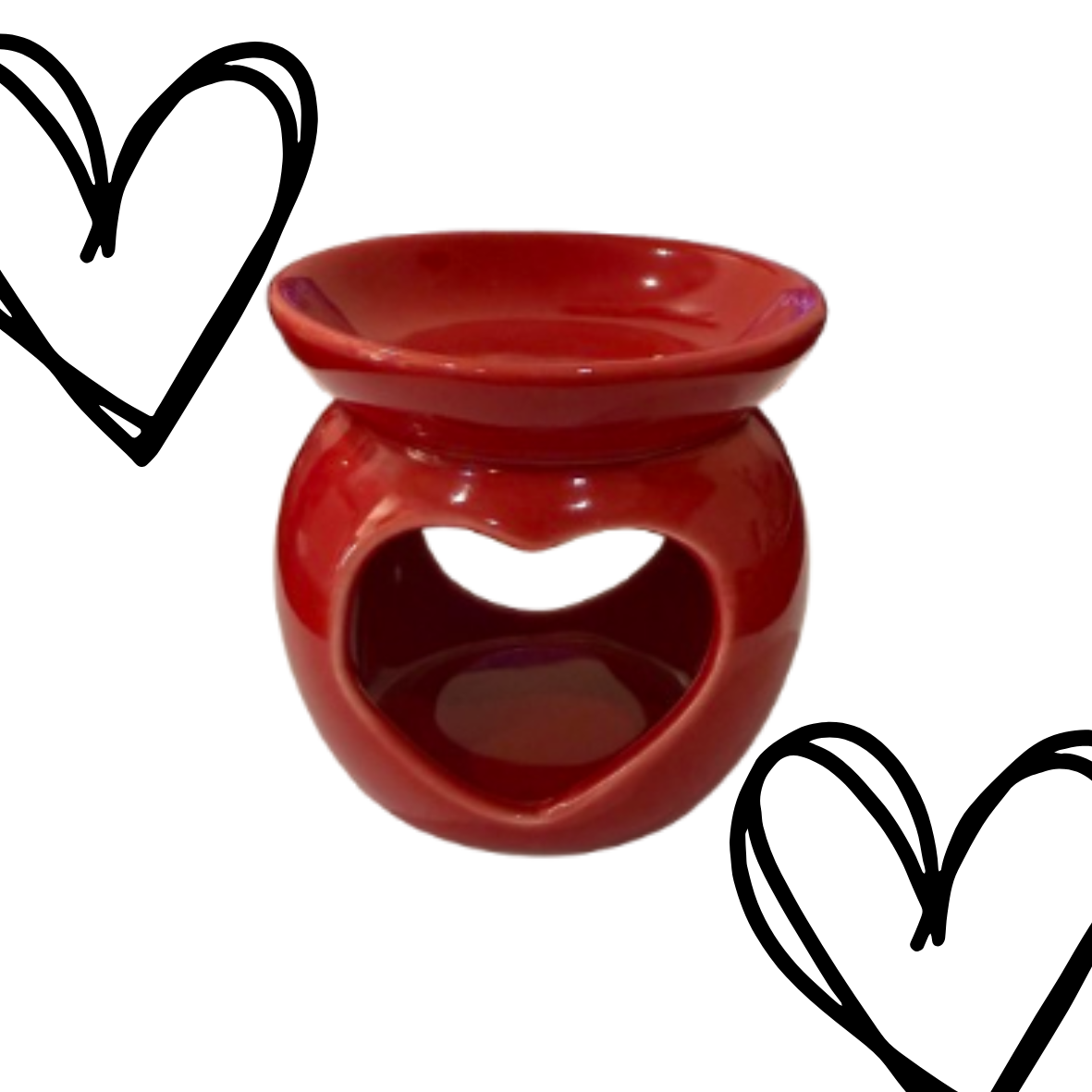 Large Heart Wax Melt Burner