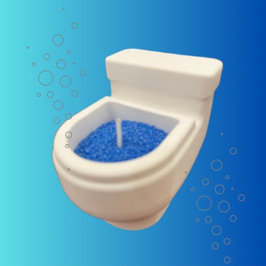 Flush Your Worries Sand Candle