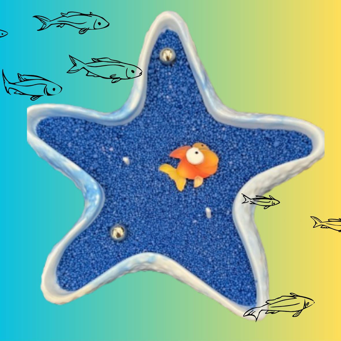 Starfish Sand Candle